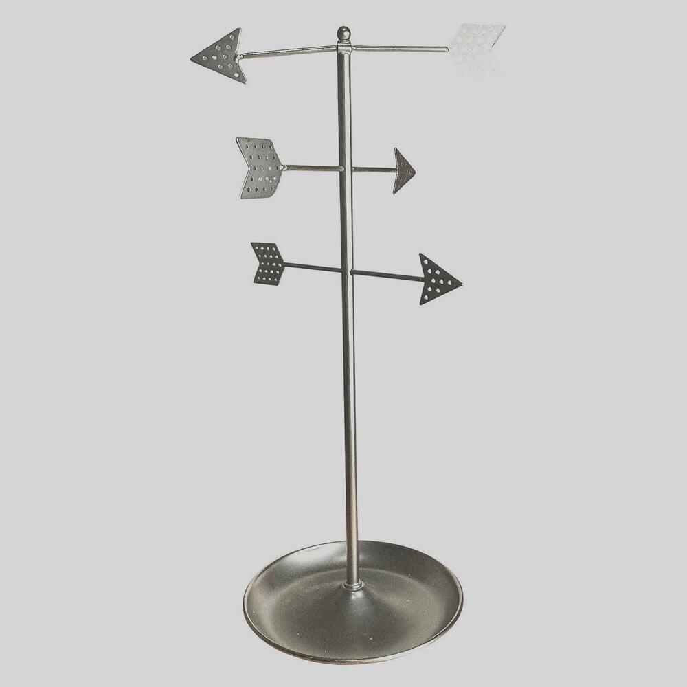 Umbra 3 Tier Silver Tone Arrows Stand Organizer